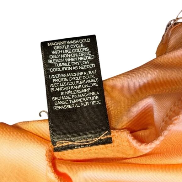 AFRM Holden One-Shoulder Dress Women's Asymmetric Neck Snake Bloom Size M - Picture 10 of 11